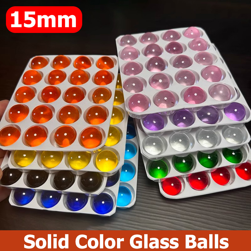 Aquarium Fish Glass - 10/20pcs Solid Color Glass Balls Diameter