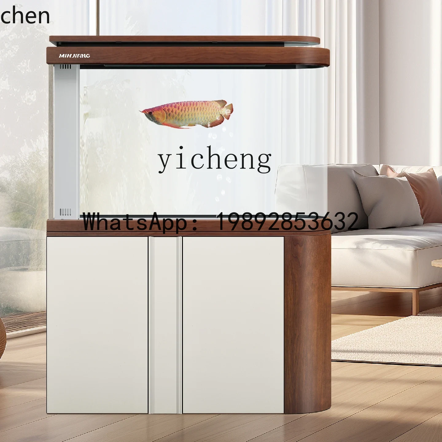 Live Fish Aquarium - X7 Fish Tank Partition Screen Living