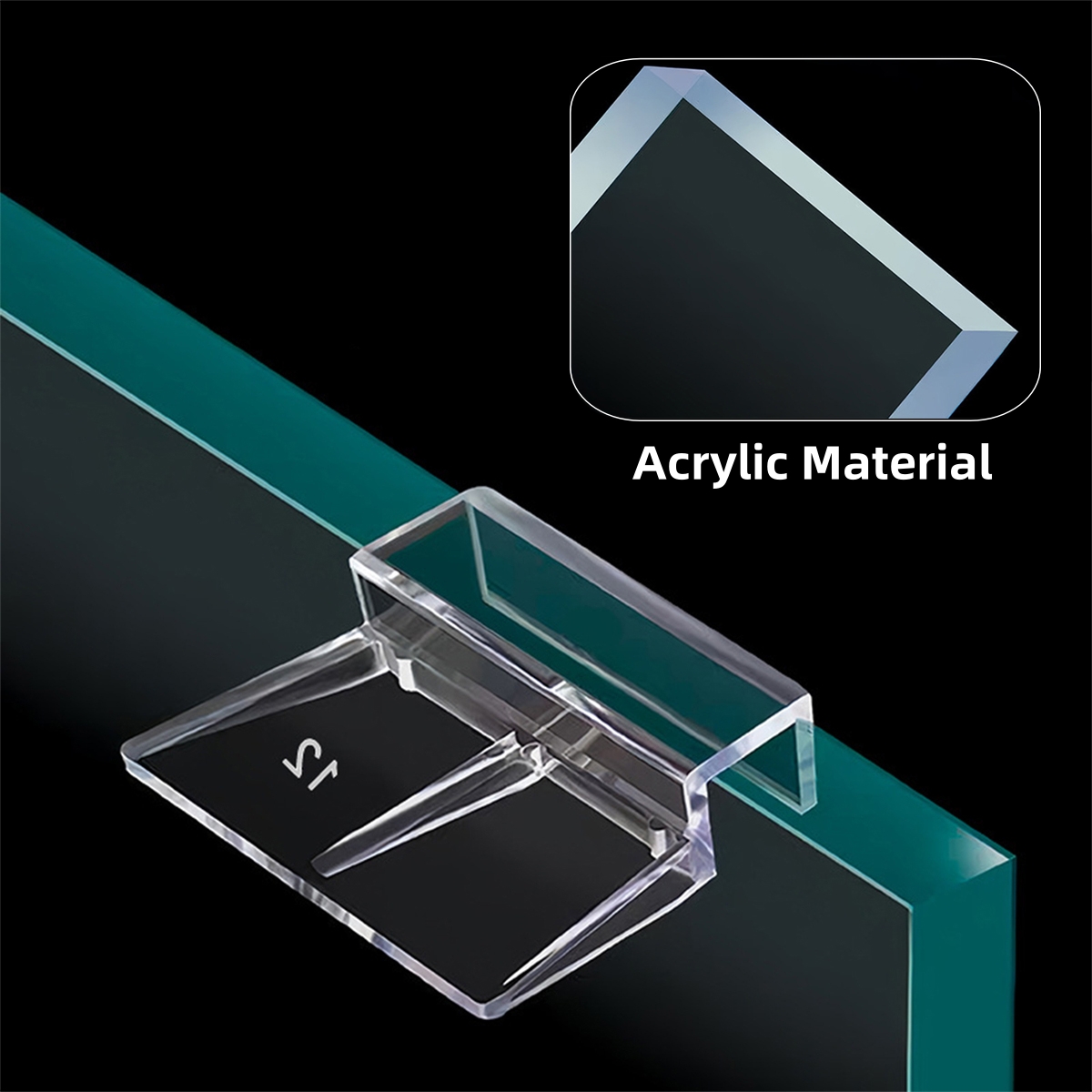 10Pcs Transparent Acrylic Fish - огляд і ціна Aquarium Fish Glass