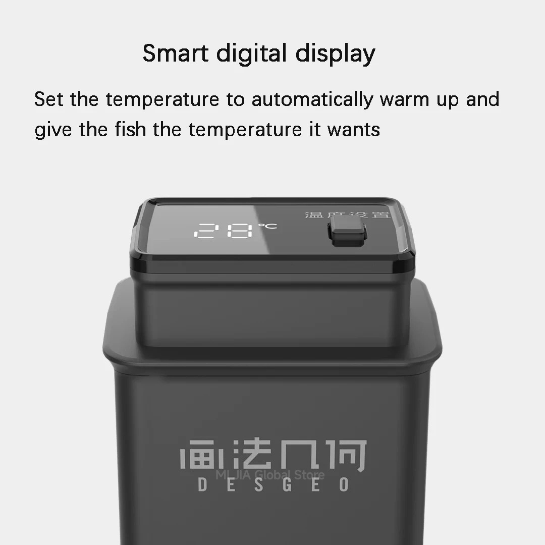 DESGEO 50W Smart Aquarium Heat - огляд і ціна Aquarium Xiaomi