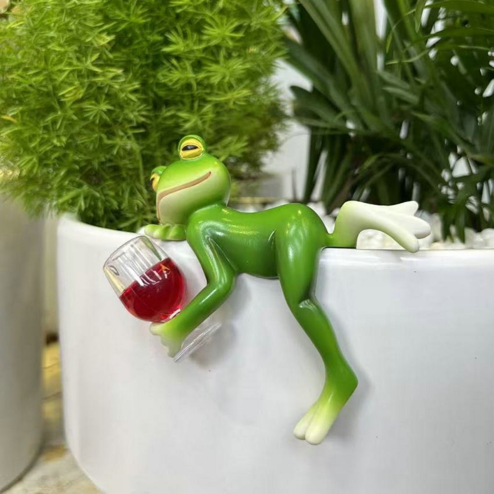Hanging Flower Pot Edge Frog D - огляд і ціна Aquarium Fish Glass