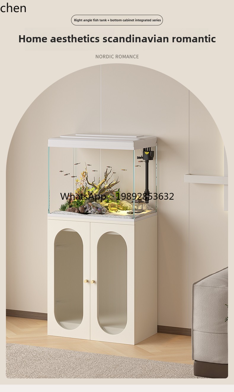 YGG  new fish tank light luxur - огляд і ціна Live Fish Aquarium