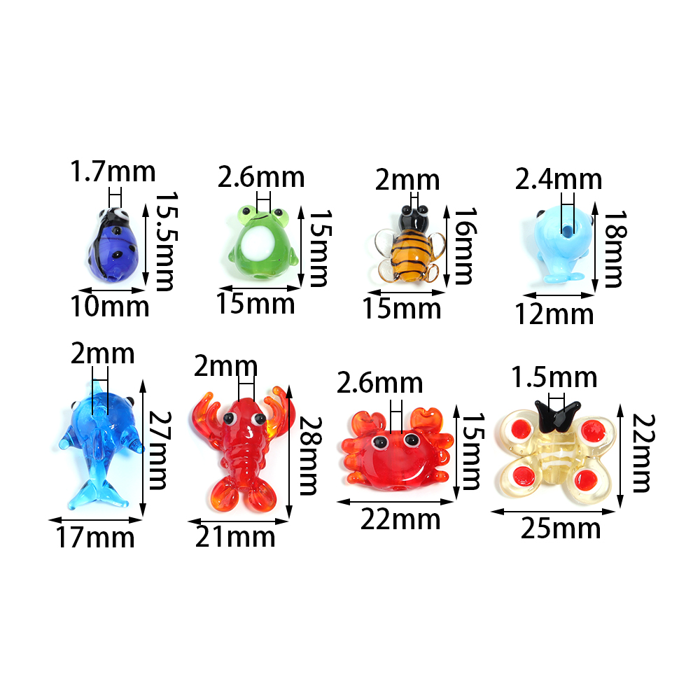 2Pcs Glass Pendant Marine Anim - огляд і ціна Aquarium Fish Glass