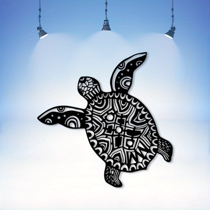 Sea Turtle Iron Metal Wall Art - огляд і ціна Live Fish Aquarium