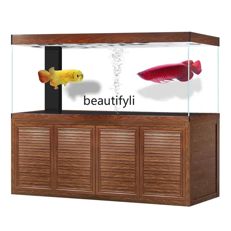 New super large office aluminu - огляд і ціна Live Fish Aquarium