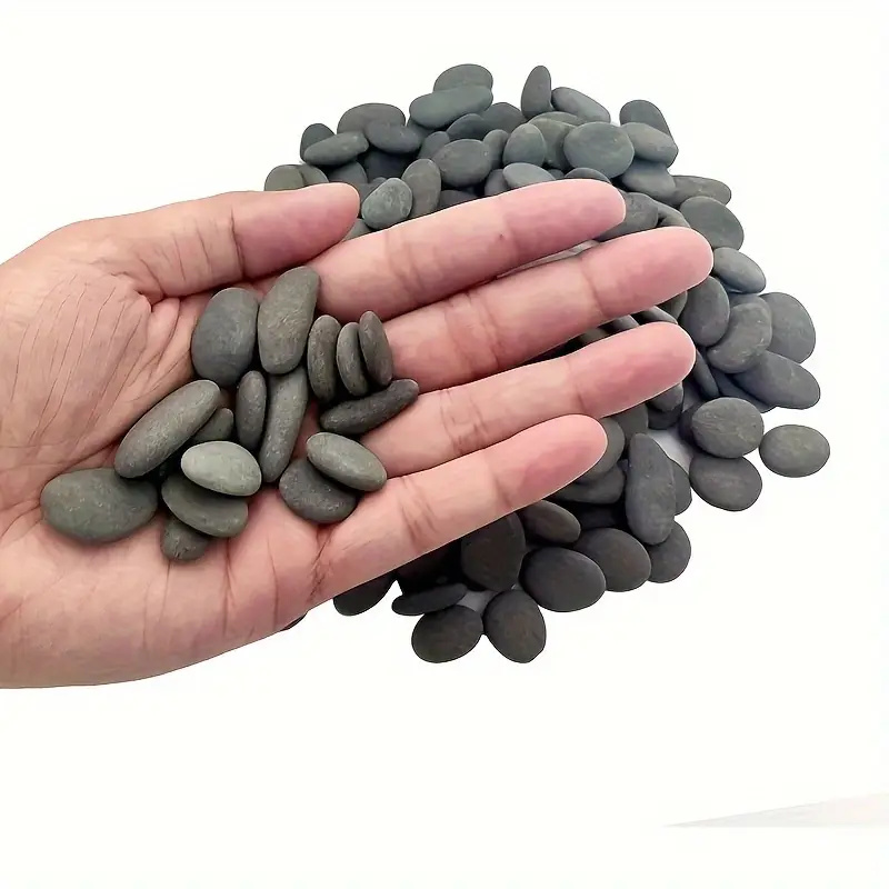 20Pcs Natural River Rocks Smoo - огляд і ціна Aquarium Fish Farm
