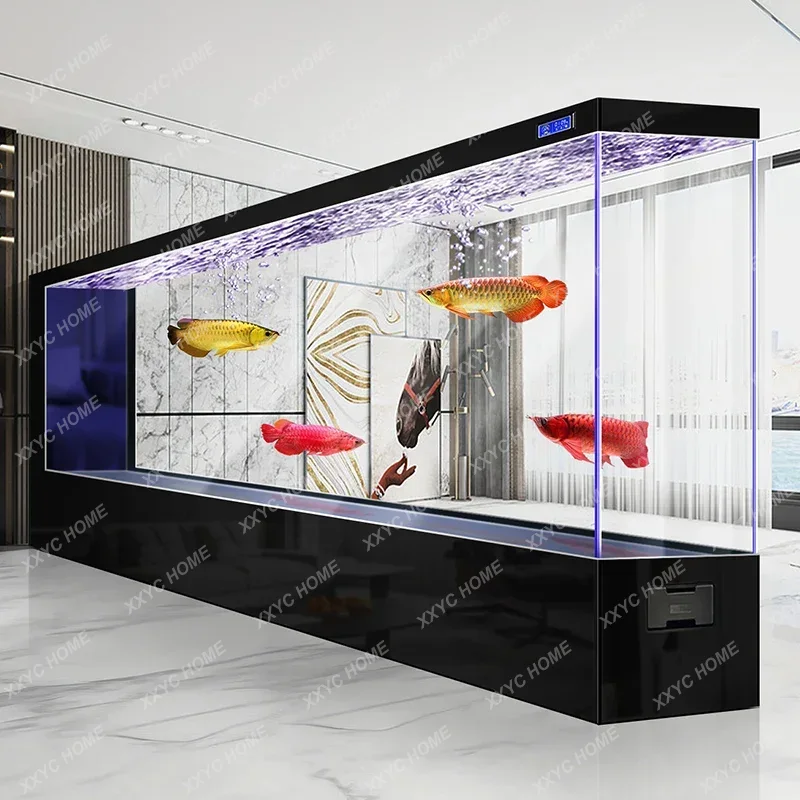 WWSuper large floor-to-ceiling - огляд і ціна Live Fish Aquarium