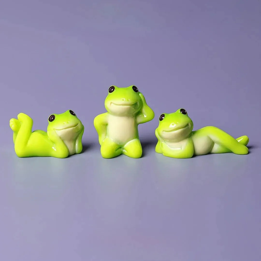 6pcs Cartoon Mini Funny Frog F - огляд і ціна Live Fish Aquarium