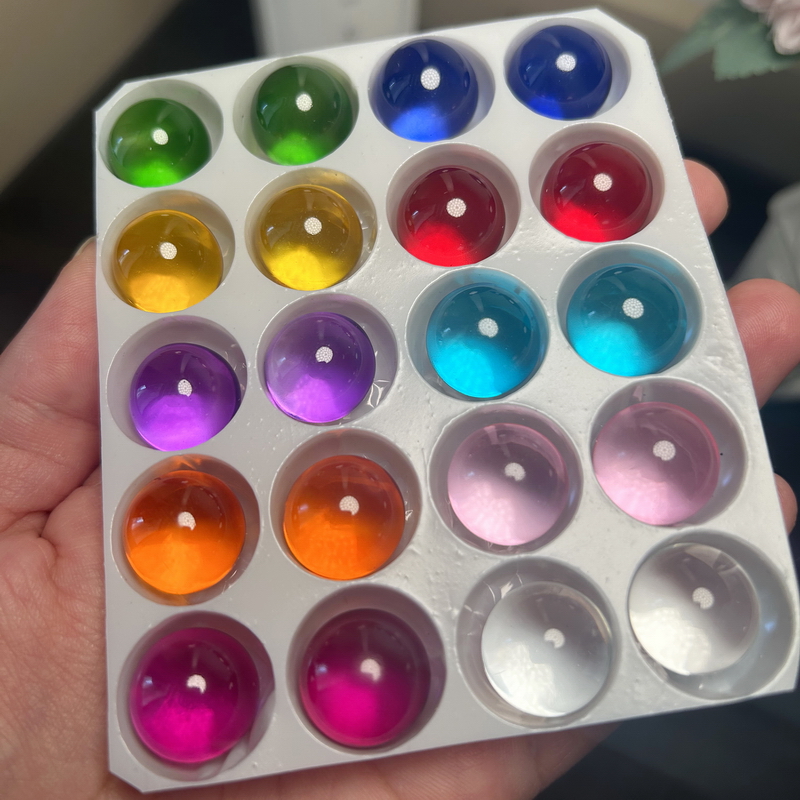 10/20pcs Solid Color Glass Bal - огляд і ціна Aquarium Fish Glass