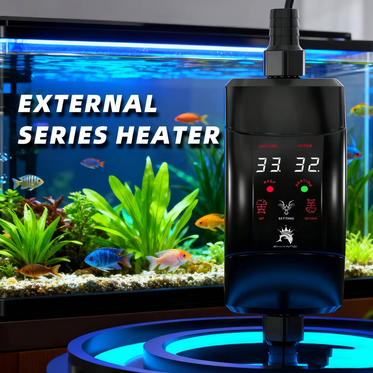 External Aquarium Heating Rod  - огляд і ціна Aquarium Fish Cold Water