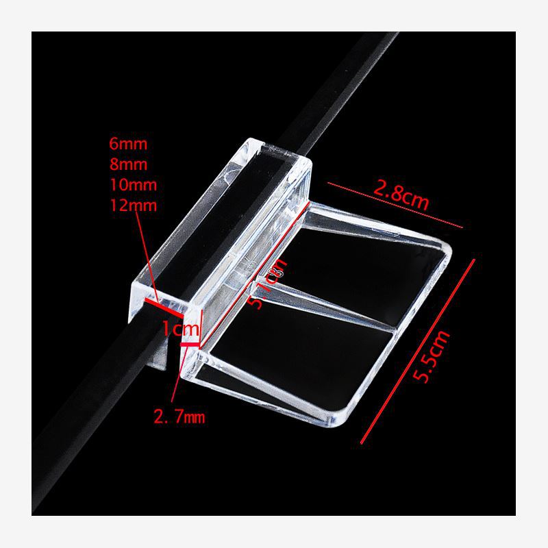 Newest 5/6/8/10/12mm Acrylic C - огляд і ціна Aquarium Fish Glass