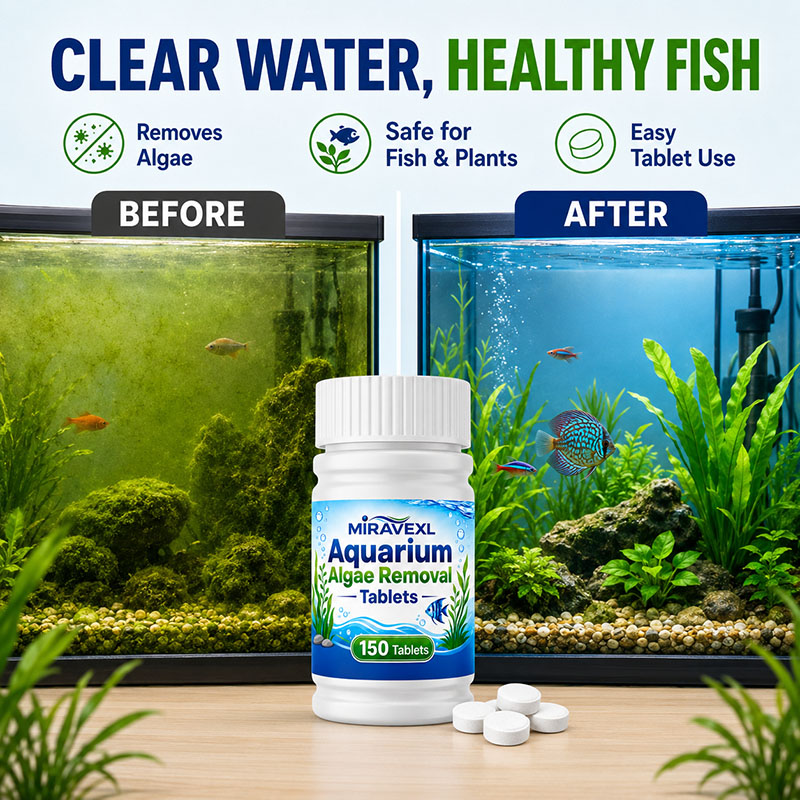 MIRAVEXL 150 Aquarium Algae Re - огляд і ціна Live Fish Aquarium
