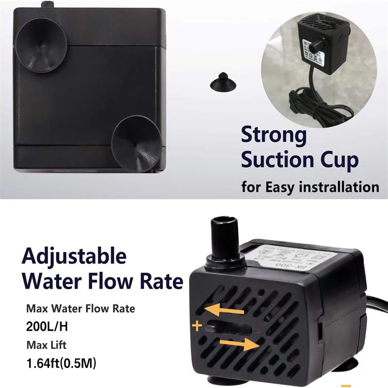 Mini Fish Tank Water Pump Easy - огляд і ціна Aquarium Fish Rate