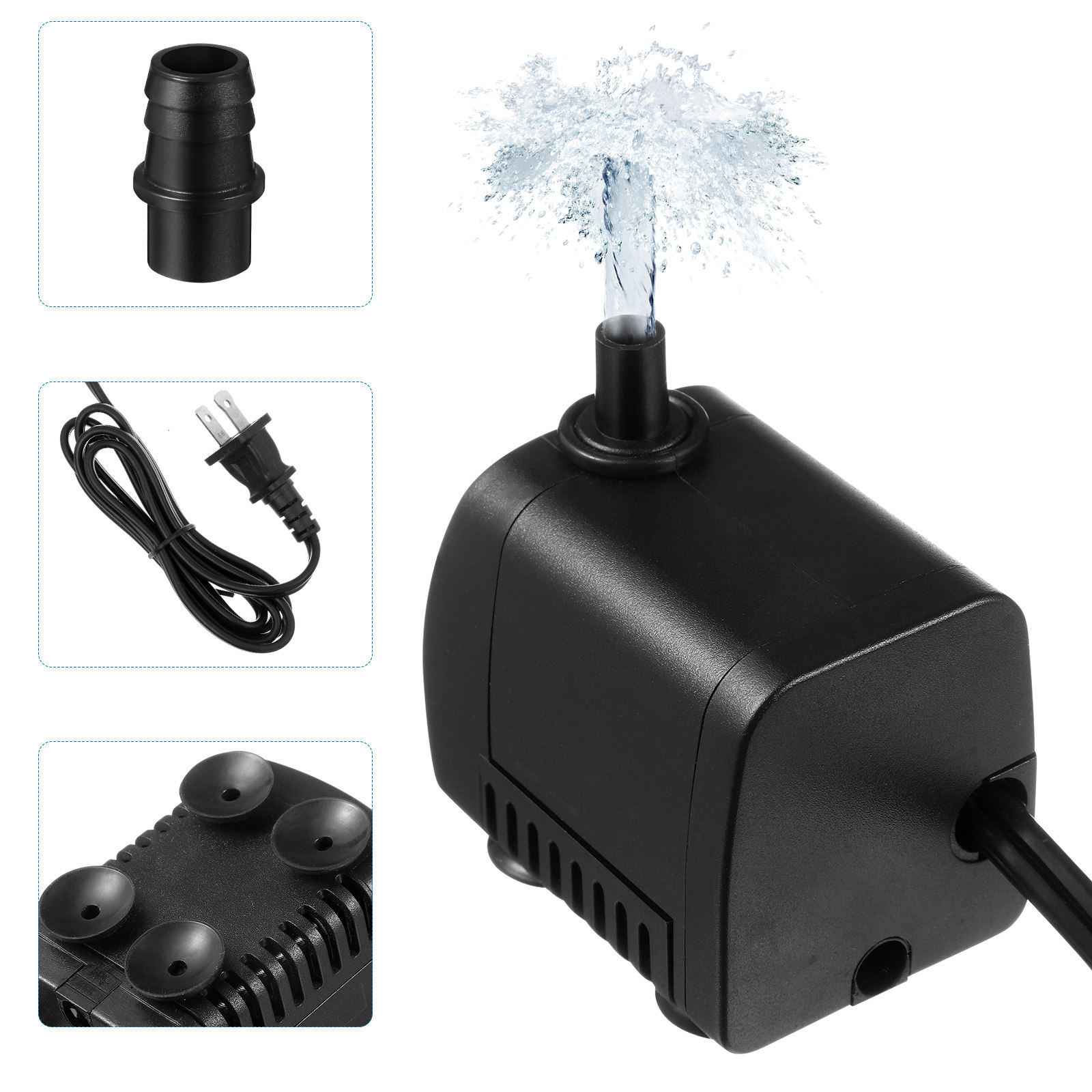 Ac 110V 7W Black Mini Submersi - огляд і ціна Aquarium Fish Rate