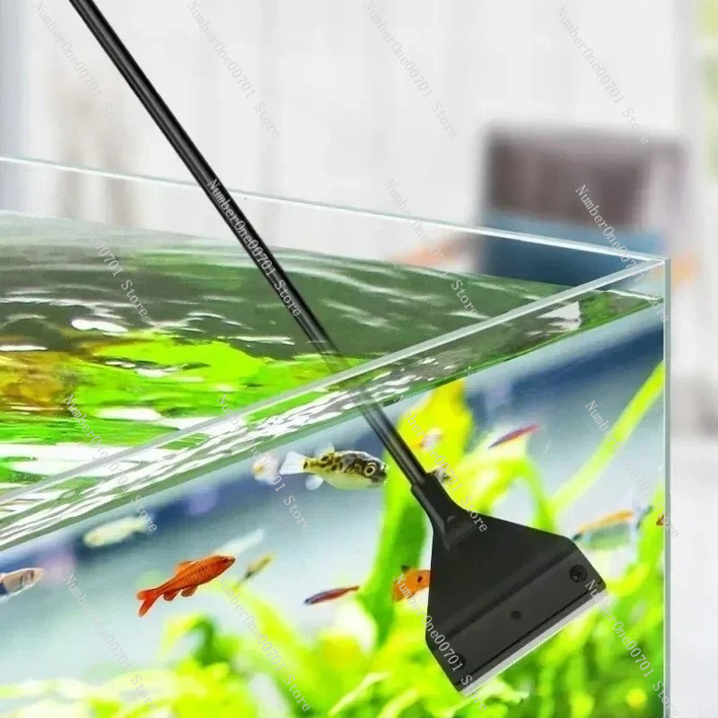 Fish Tank Cleaning Tool Flat S - огляд і ціна Aquarium Fish Glass
