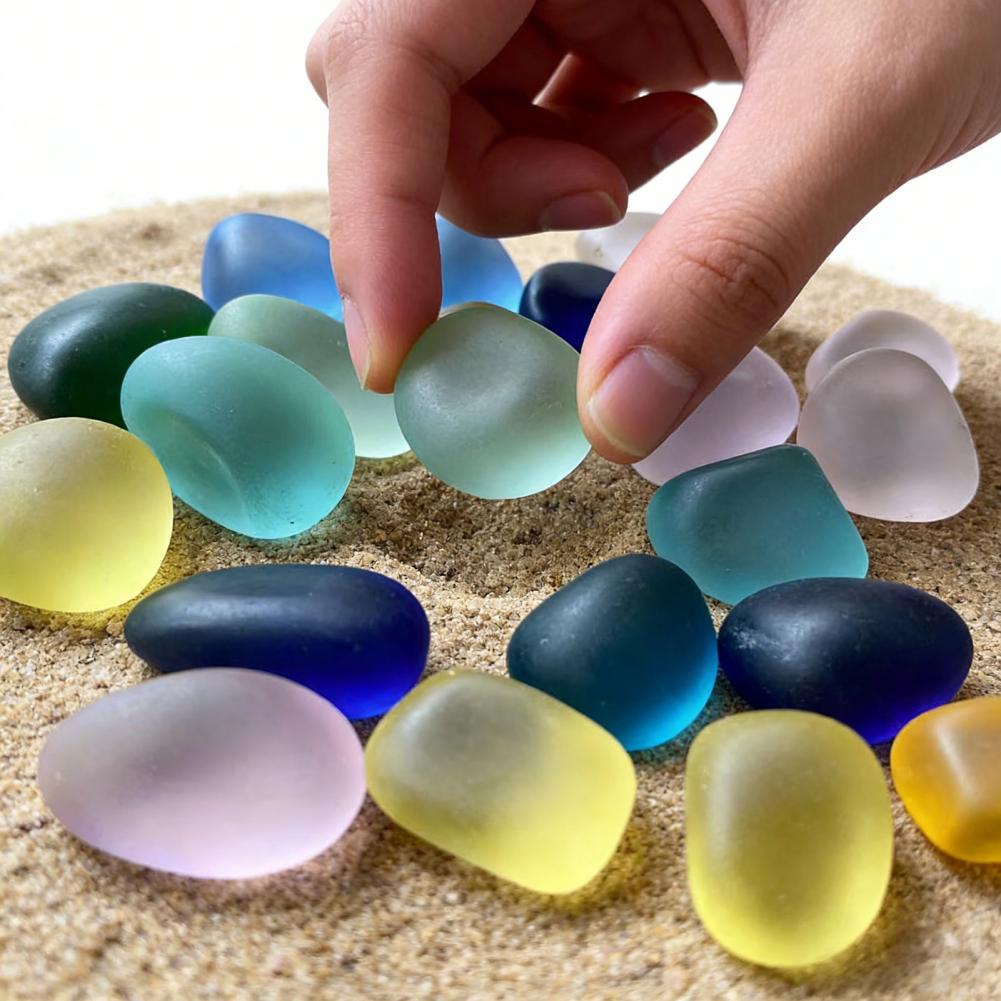 Round Fish Tank Pebbles Polish - огляд і ціна Aquarium Fish Glass